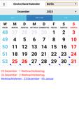 Deutschland Kalender اسکرین شاٹ 2