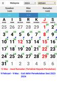 Kalender Malaysia ảnh chụp màn hình 2