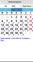 Nederland Kalender imagem de tela 2