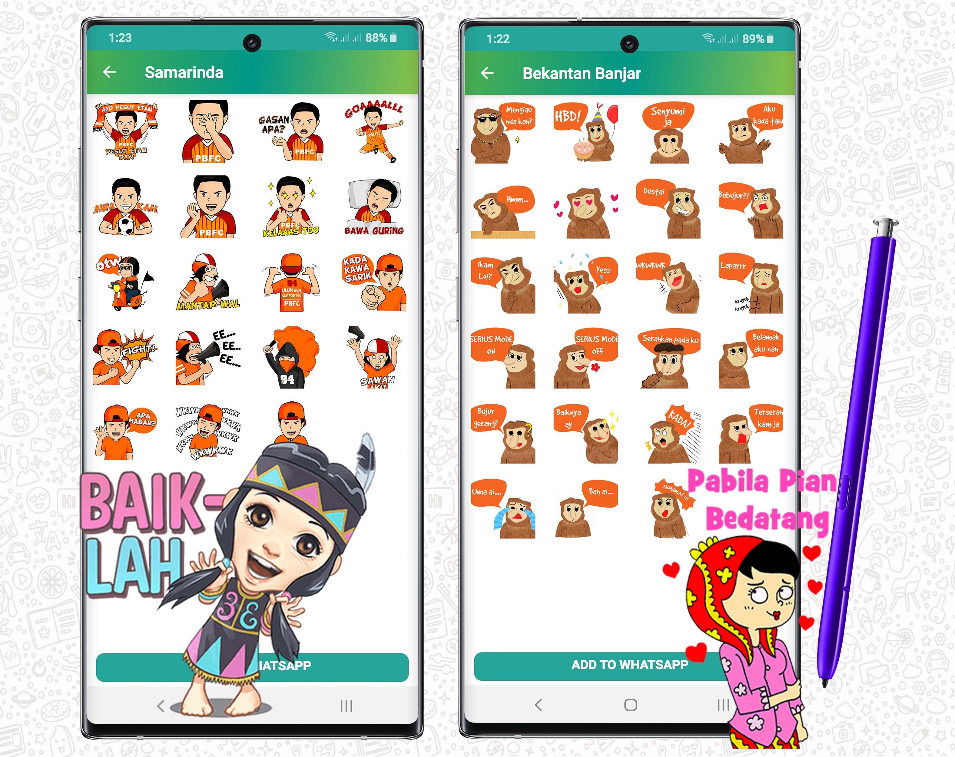 Wastickerapps Dayak Borneo Wa Sticker Logat Dayak For Android