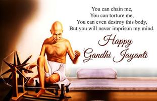 Gandhi Jayanti Greeting. โปสเตอร์