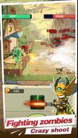 Zombies Gun - War Of Plants Ev الملصق