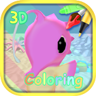 آیکون‌ Aquarium Coloring 3D - AR