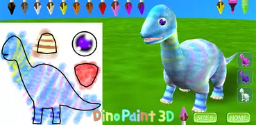 Dinosaur Coloring 3D - AR Cam