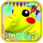 Dinosaur Coloring 3D - AR simgesi