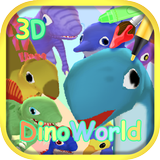 Dinosaur World 3D - AR Camera أيقونة