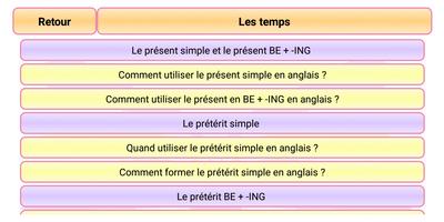 Anglais Collège capture d'écran 3