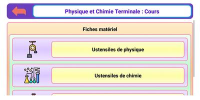 Physique et chimie Terminale screenshot 2
