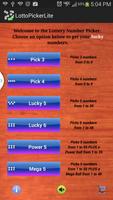 Lottery Number Picker Lite Affiche