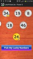 Lottery Number Picker Lite capture d'écran 2