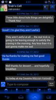 GO SMS Royal Blue Cobalt Theme Affiche