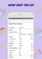 Fast Food Nutrition & Calorie Count capture d'écran 1