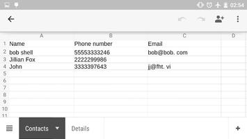 Contacts To Excel captura de pantalla 2