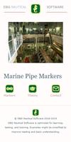 Marine Pipe Markers Affiche