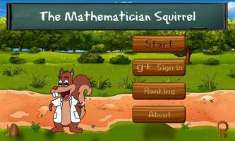 The Mathematician Squirrel Affiche