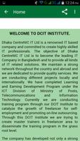 DCIT INSTITUTE capture d'écran 1