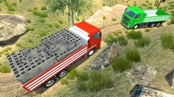 Dump Truck Driving Dumper Game captura de pantalla 1