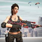 Girl Gun Shooting Sniper Games أيقونة