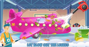 طائرة للأطفال: ألعاب غسيل ممتع تصوير الشاشة 1