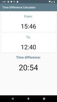 Time Difference Calculator اسکرین شاٹ 3