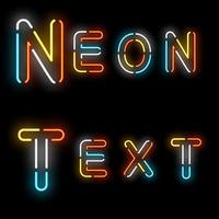 Neon Text Maker (Photo Effect) Affiche