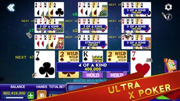Deuces Wild: Video Poker Ultra capture d'écran 2
