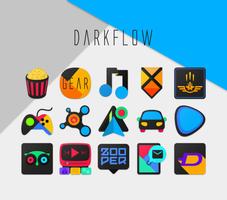 DarkFlow - Icon Pack اسکرین شاٹ 1