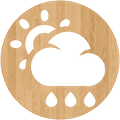 Chronus - Circle Wood Icon Set