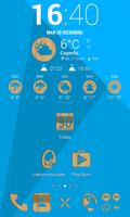 Chronus - Circle Wood Icon Set plakat