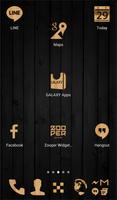 Light Wood Icon Pack الملصق