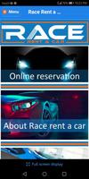 Race Rent a Car Affiche