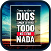 Stickers Frases Dios para chat