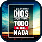 Stickers Frases Dios para chat icône