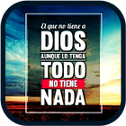 Stickers Frases Dios para chat 아이콘