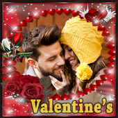 Valentine de jour des cadres icon