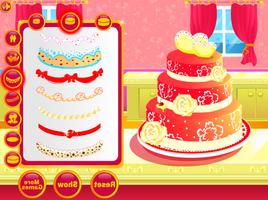 Wedding Cake Decoration - Sweet Cake Maker Games captura de pantalla 3