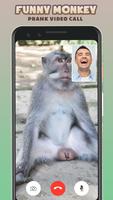 Funny Monkey Prank Video Call capture d'écran 1
