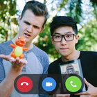 LankyBox Fake Call & Chat biểu tượng