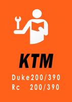 Duke RC KTM Manual Affiche