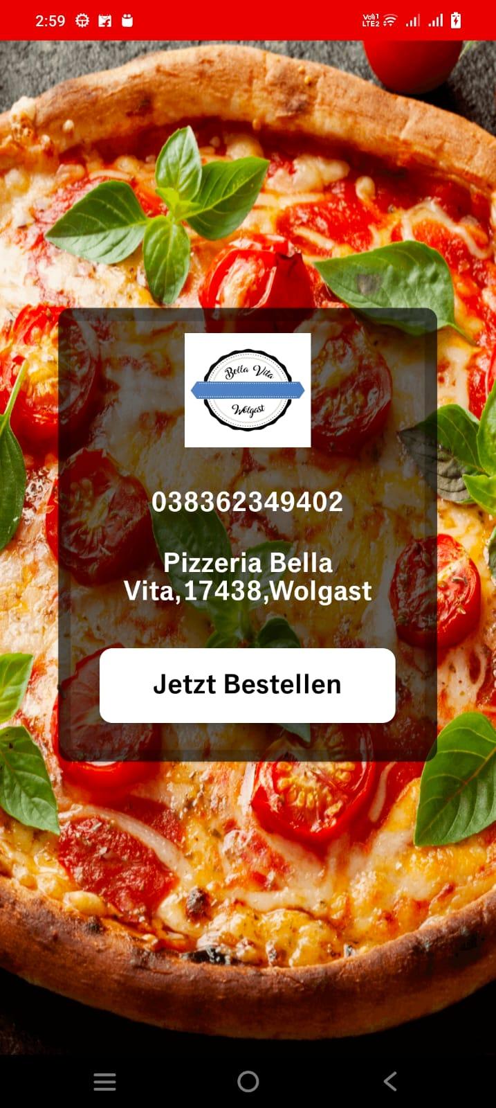 Pizzeria Bella Vita Wolgast APK for Android Download