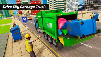 Garbage Truck Parking Games 3D capture d'écran 2