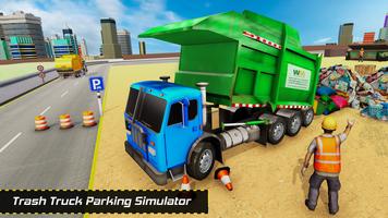 Garbage Truck Parking Games 3D capture d'écran 3