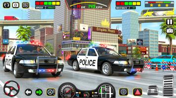 Police Car Chase Car Games скриншот 2