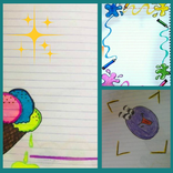 تزيين دفاتر المدرسة بالرسم