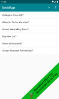 DecidApp Demo. Toma Decisiones captura de pantalla 1