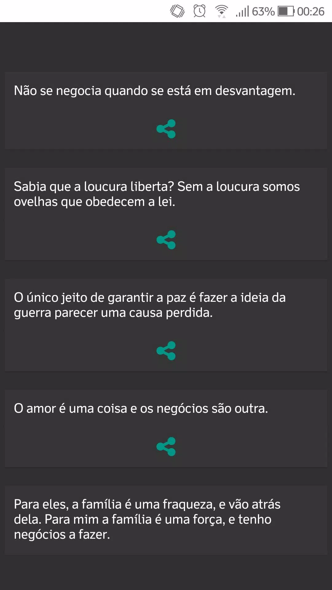 Não se negocia quando se está em Peaky Blinders - Pensador