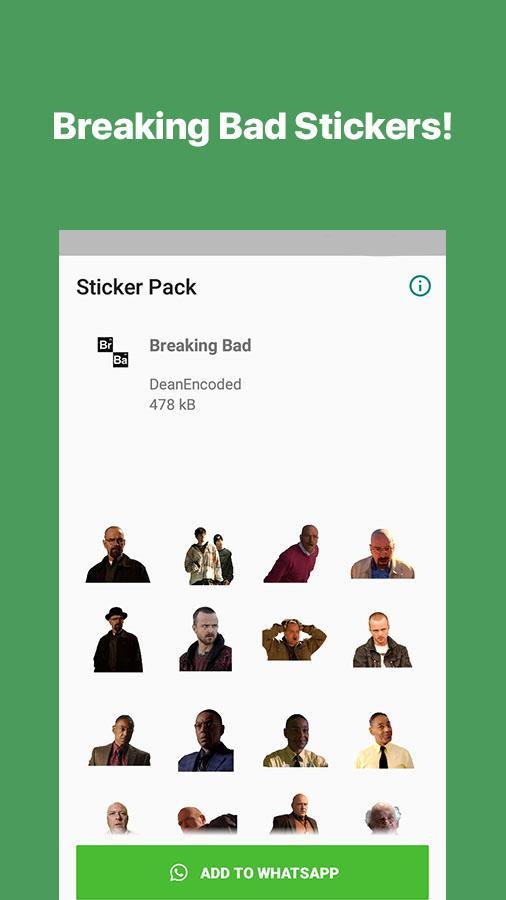 Breakingbad Wastickers For Android Apk Download - roblox breaking bad