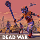 Dead War Laufendes Zombiespiel Zeichen