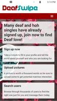 DeafSwipe - Deaf Dating スクリーンショット 1