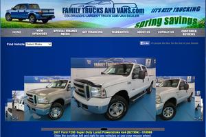 Family Trucks & Vans Affiche